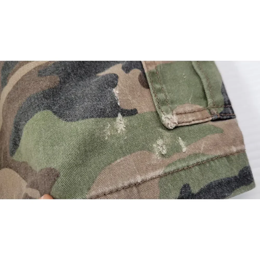 L5) Children Wonder Nation Camo Camouflage Boys Cargo Shorts Medium 8